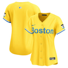 Boston Red Sox Nike Women's City Connect Limited Jersey - Yellow Jerseys