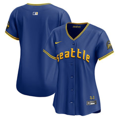 Seattle Mariners Nike Women's City Connect Limited Jersey - Royal Jerseys
