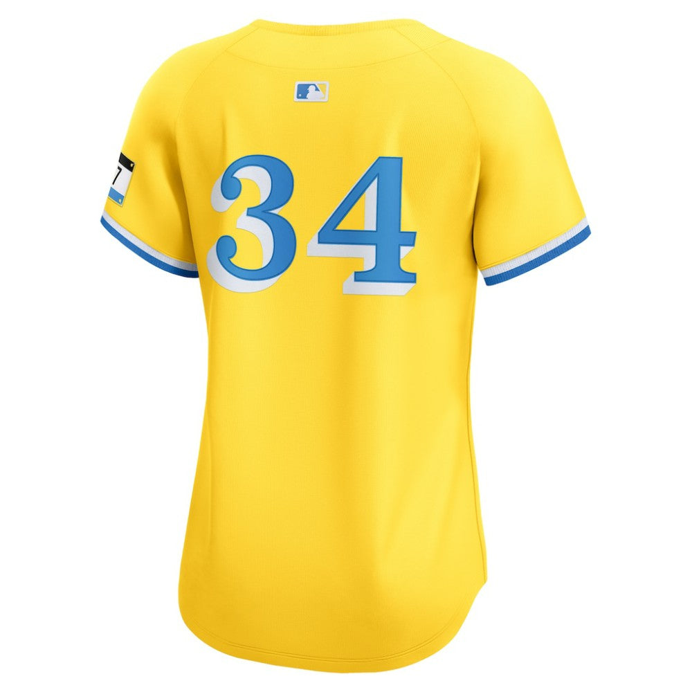 David Ortiz Boston Red Sox Nike Women's City Connect Limited Jersey - Gold Jerseys