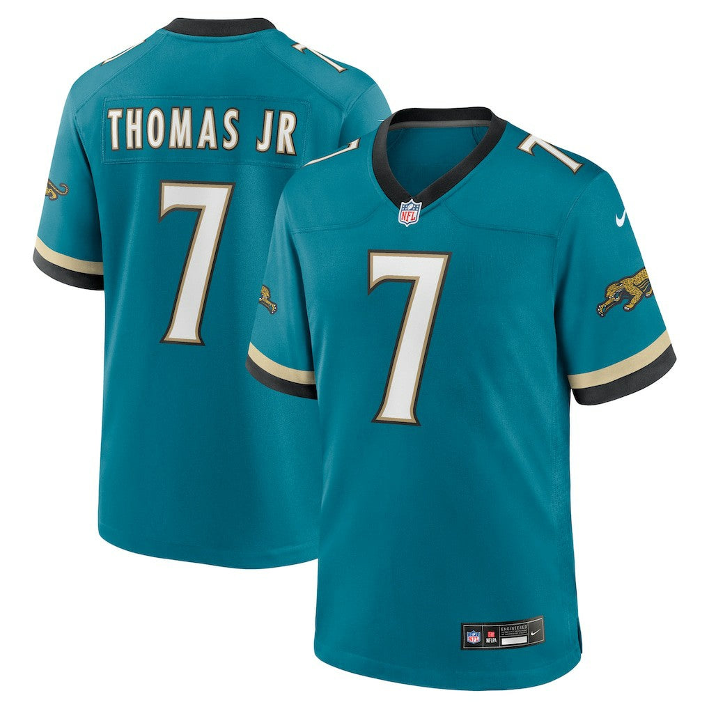 Brian Thomas Jr. Jacksonville Jaguars Alternate Game Jersey - Teal Jerseys