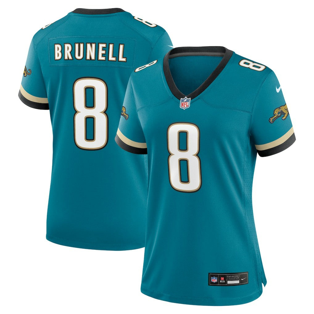 Mark Brunell Jacksonville Jaguars Women's Prowler Throwback Retired Player Game Jersey - Teal Jerseys