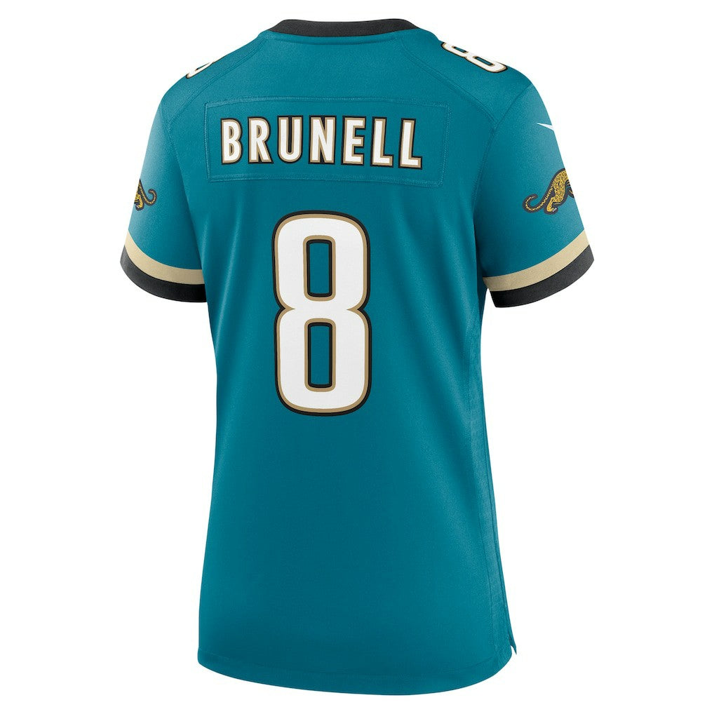 Mark Brunell Jacksonville Jaguars Women's Prowler Throwback Retired Player Game Jersey - Teal Jerseys