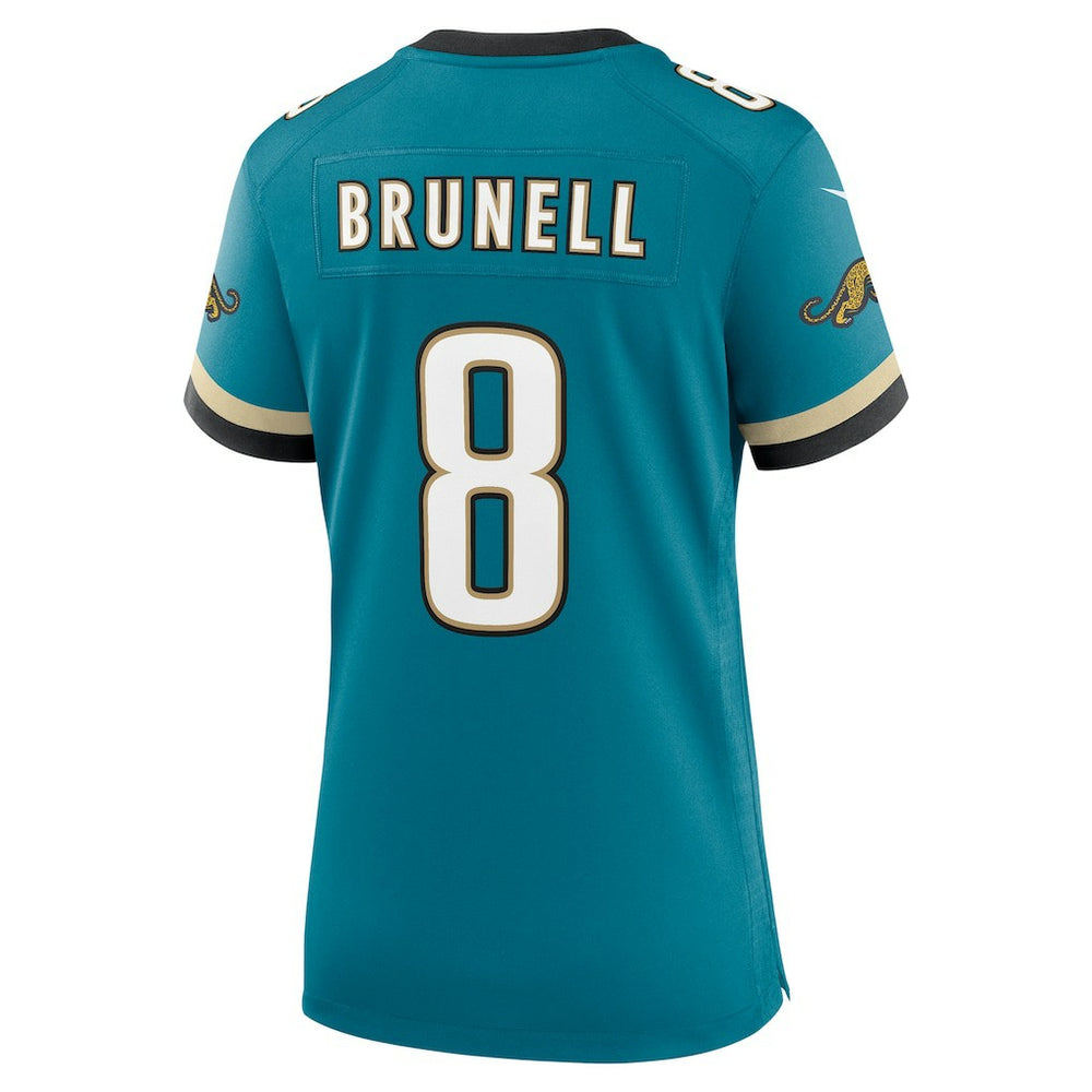 Mark Brunell Jacksonville Jaguars Women's Prowler Throwback Retired Player Game Jersey - Teal Jerseys