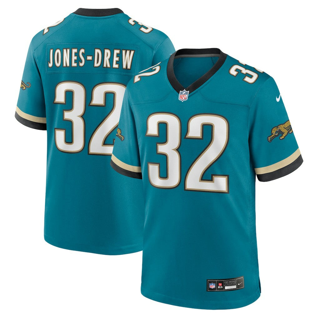 Maurice Jones-Drew Jacksonville Jaguars Retired Player Alternate Game Jersey - Teal Jerseys