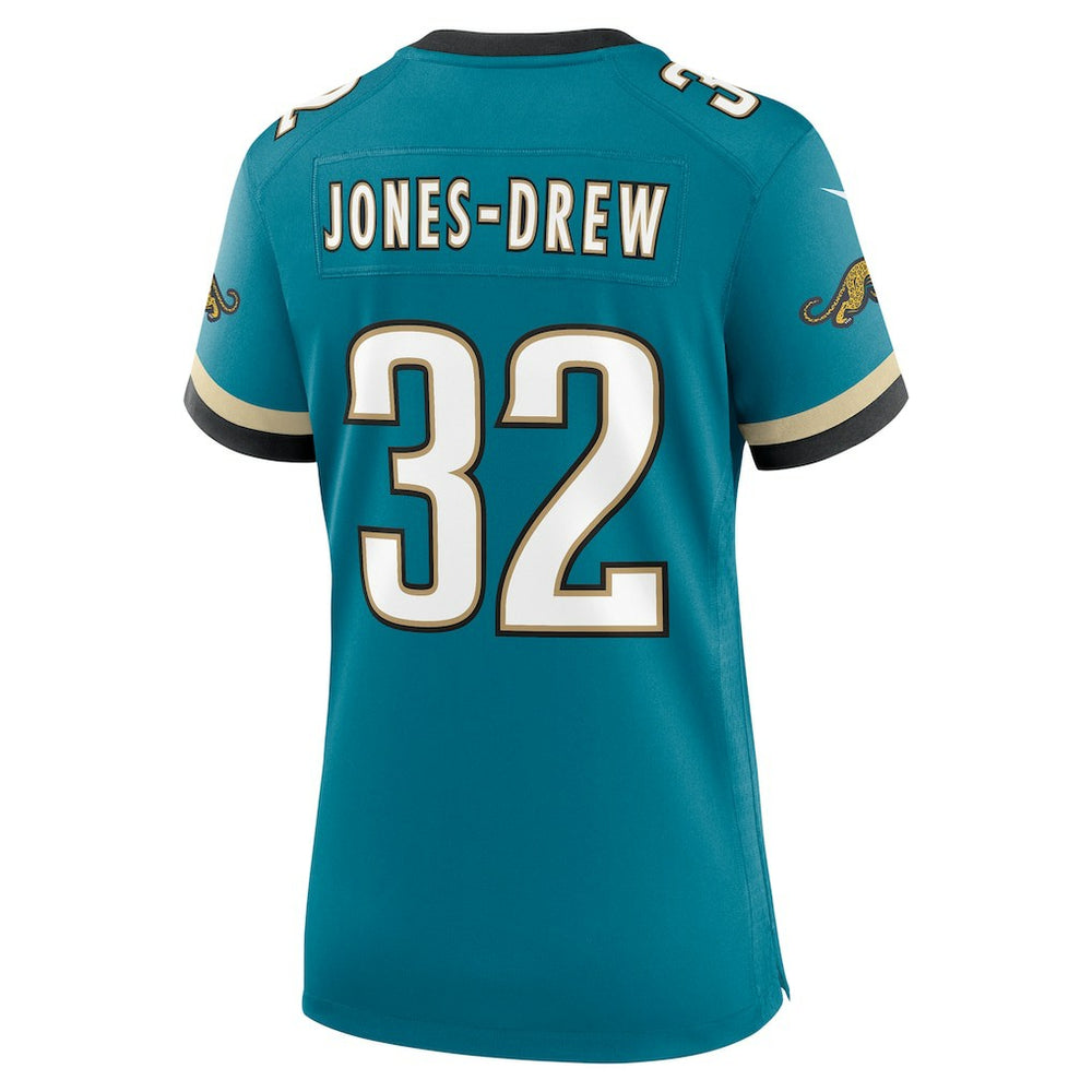 Maurice Jones-Drew Jacksonville Jaguars Women's Prowler Throwback Retired Player Game Jersey - Teal Jerseys