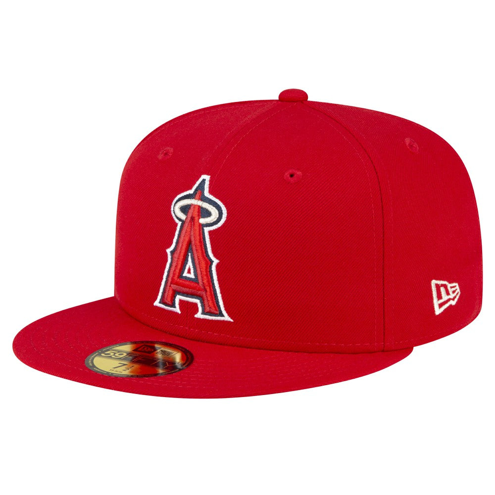 Los Angeles Angels New Era Game Authentic Collection On Field 59FIFTY Fitted Hat - Red Hats
