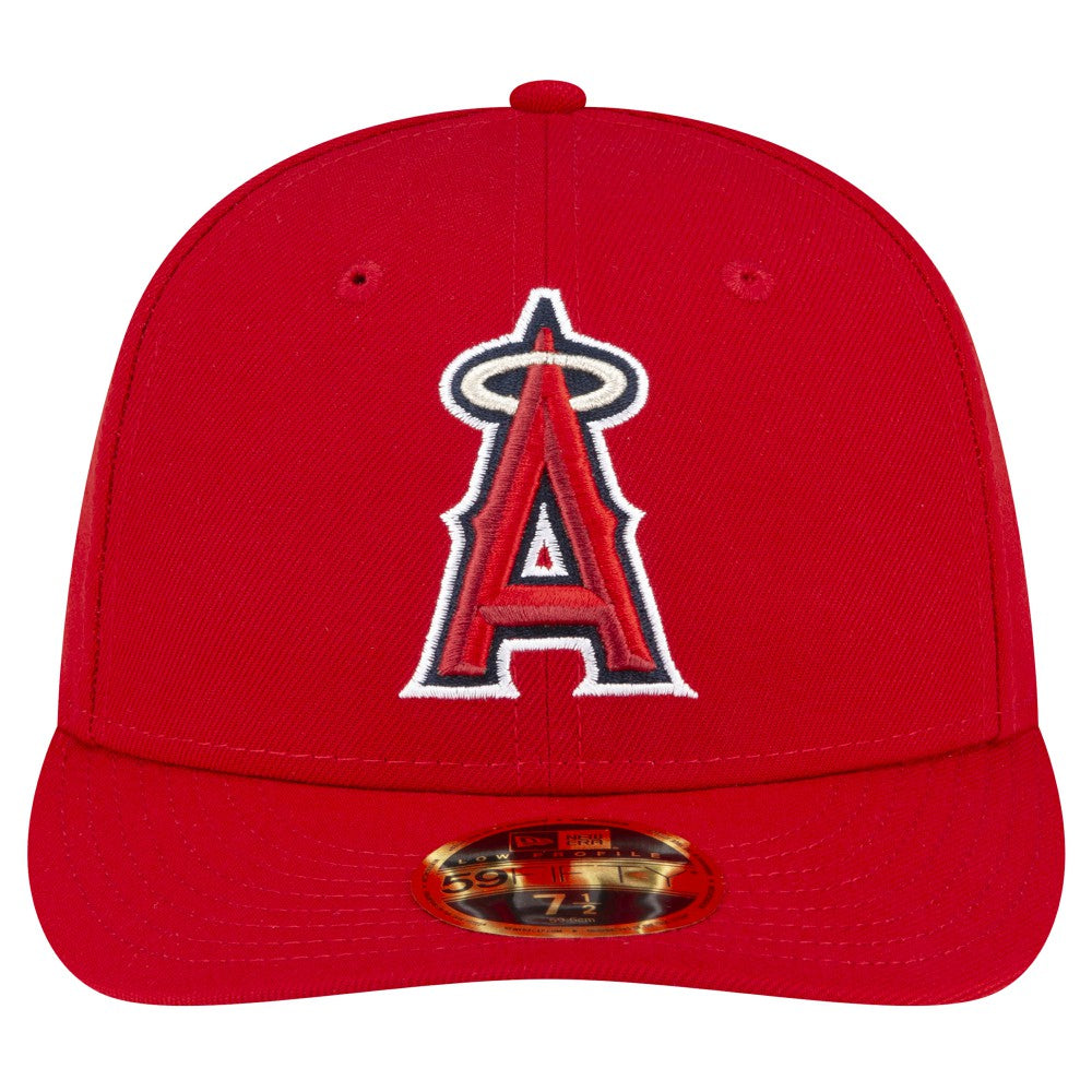 Los Angeles Angels New Era Game Authentic Collection On-Field Low Profile 59FIFTY Fitted Hat - Red Hats