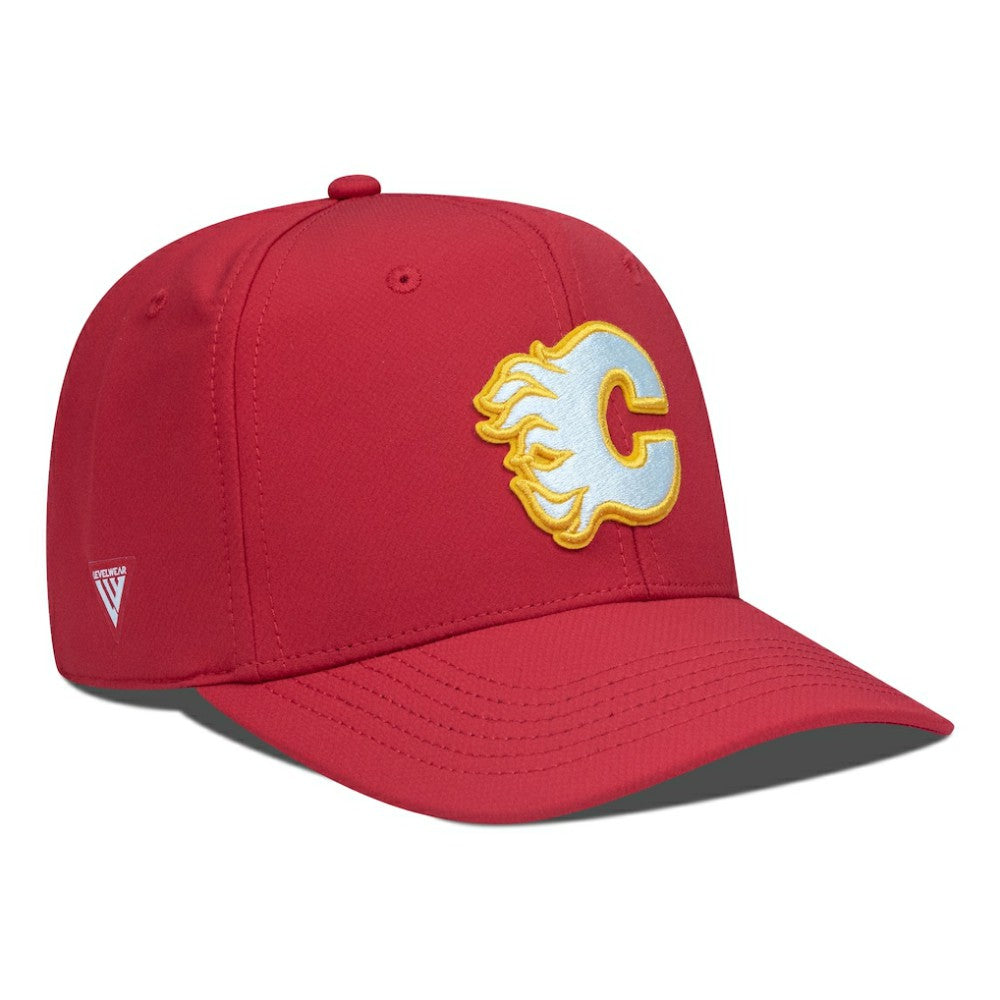Calgary Flames Levelwear Rise Flex Hat - Red | US 201957931