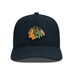 Chicago Blackhawks Levelwear Rise Flex Hat - Black | US 201957934