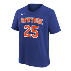 Mikal Bridges New York Knicks Youth Icon Name & Number T-Shirt Blue - Nike