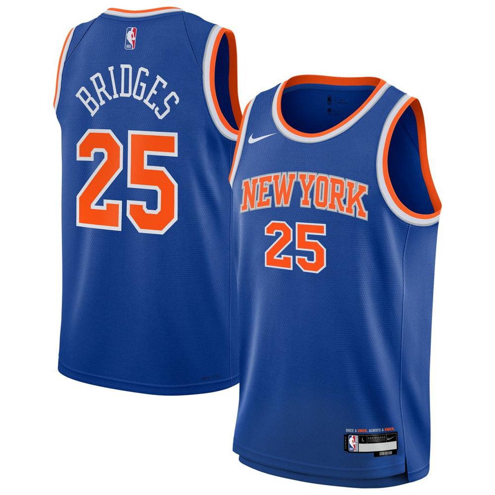 Mikal Bridges New York Knicks Youth Swingman Jersey Icon Edition Blue - Nike outlet