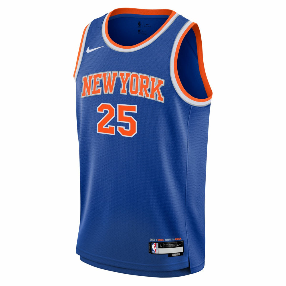 Mikal Bridges New York Knicks Youth Swingman Jersey Icon Edition Blue - Nike outlet