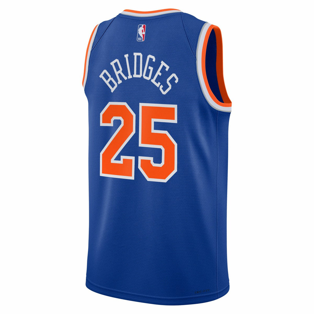 Mikal Bridges New York Knicks Youth Swingman Jersey Icon Edition Blue - Nike outlet