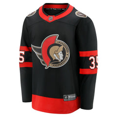 Linus Ullmark Ottawa Senators Fanatics Home Premier Breakaway Player Jersey - Black | US 201959773