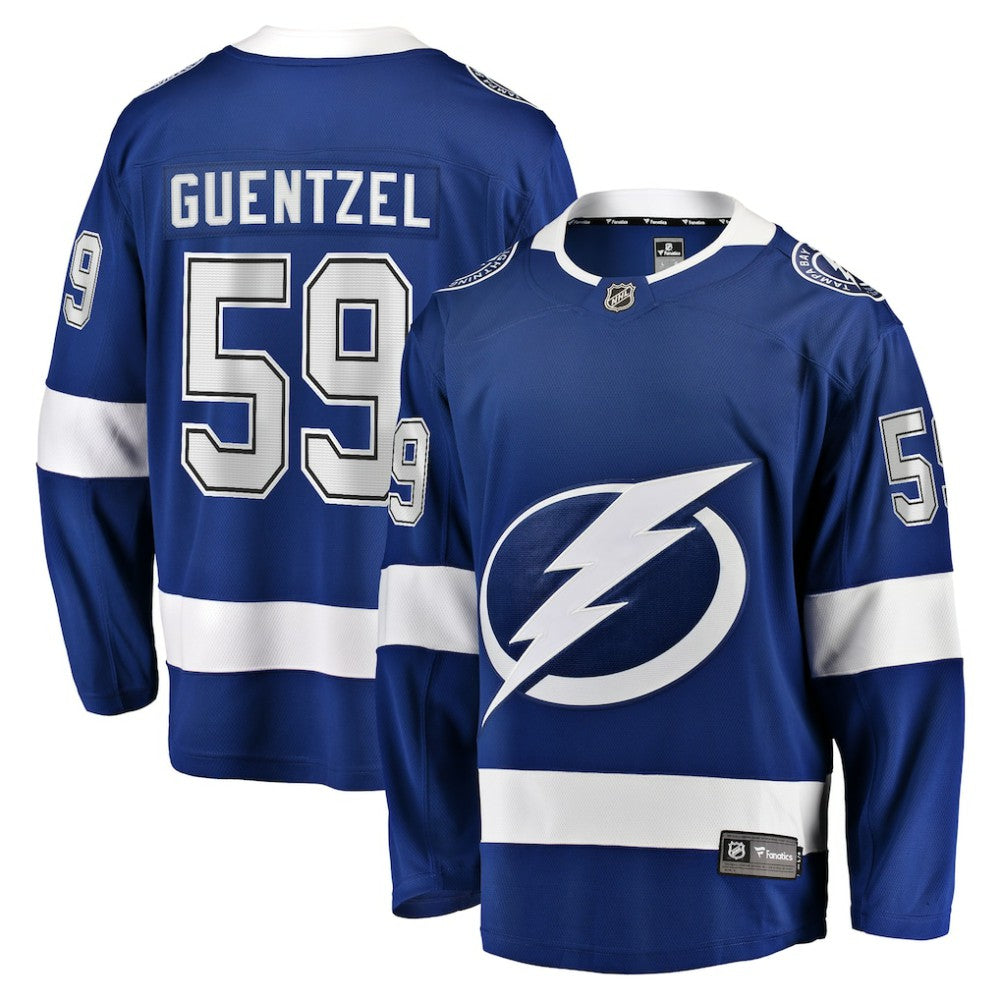 Jake Guentzel Tampa Bay Lightning Fanatics Home Premier Breakaway Player Jersey - Blue | US 201959775