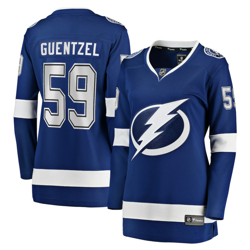 Jake Guentzel Tampa Bay Lightning Fanatics Women's Home Premier Breakaway Player Jersey Breakaway Jersey - Blue | US 201959776