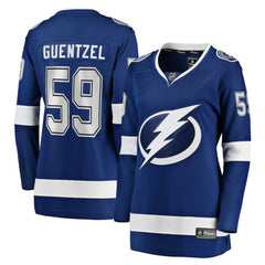 Jake Guentzel Tampa Bay Lightning Fanatics Women's Home Premier Breakaway Player Jersey Breakaway Jersey - Blue | US 201959776