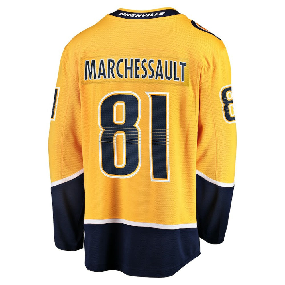 Jonathan Marchessault Nashville Predators Fanatics Home Premier Breakaway Player Jersey - Gold | US 201959779