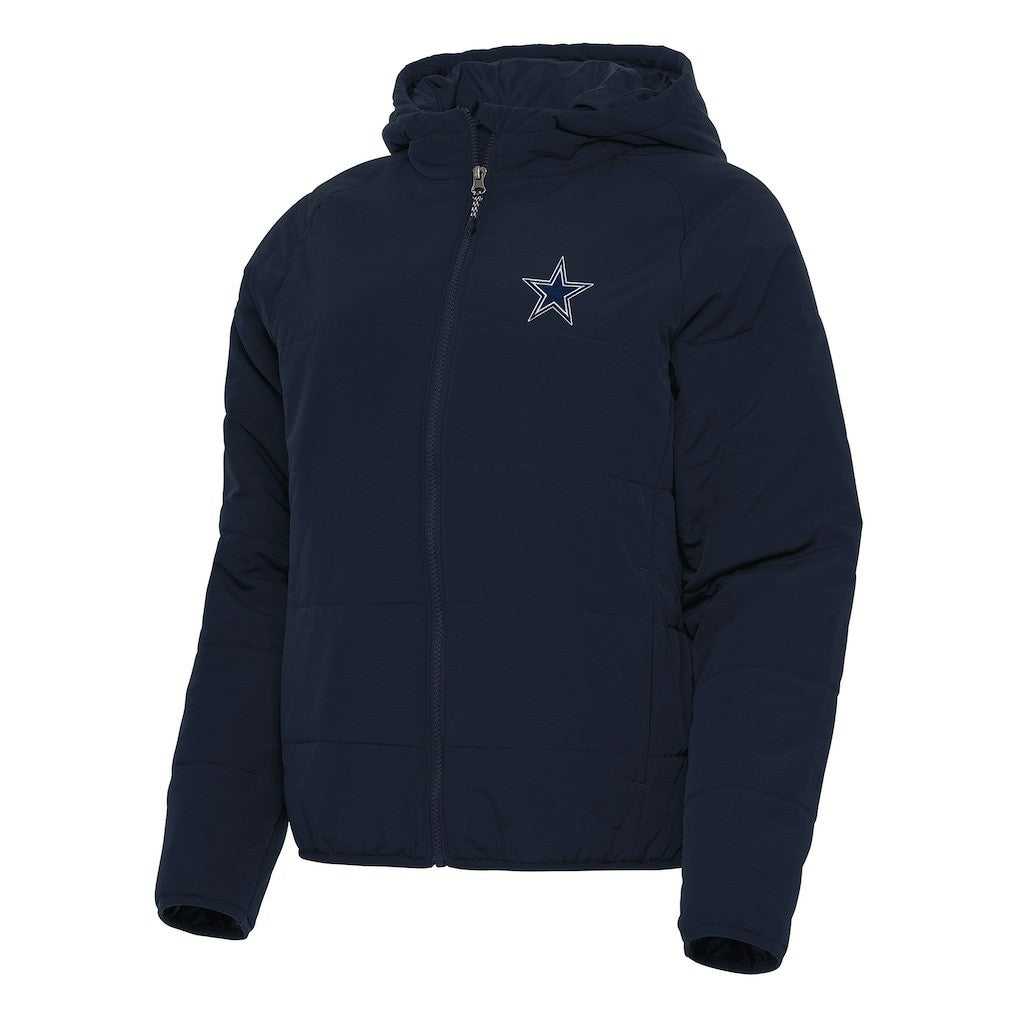 Dallas Cowboys Antigua Women's Universe Full-Zip Hoodie Jacket - Navy Hoodies