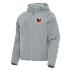 Cincinnati Bengals Antigua Women's Universe Full-Zip Hoodie Jacket - Gray Hoodies