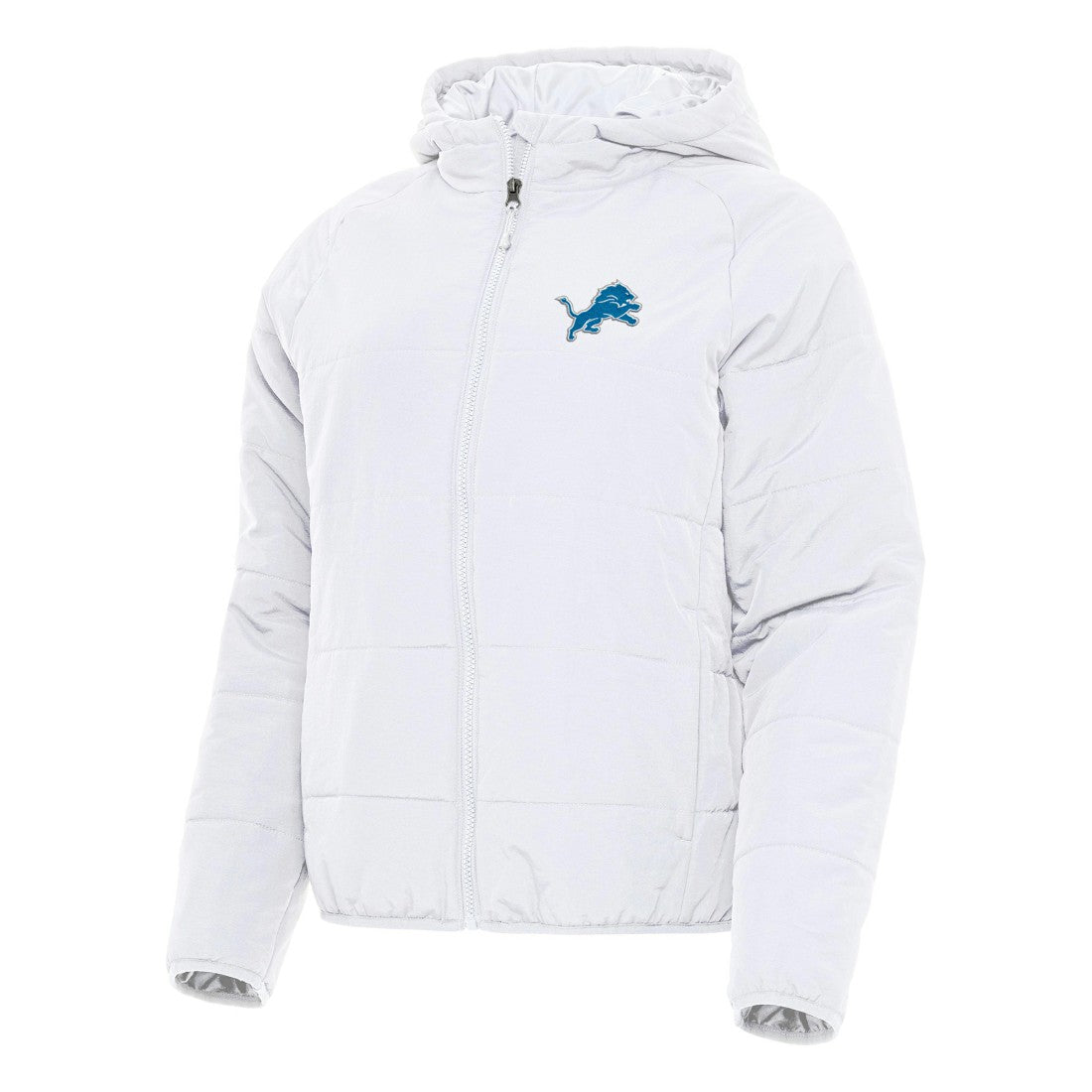 Detroit Lions Antigua Women's Universe Full-Zip Hoodie Jacket - White Hoodies
