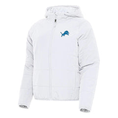 Detroit Lions Antigua Women's Universe Full-Zip Hoodie Jacket - White Hoodies