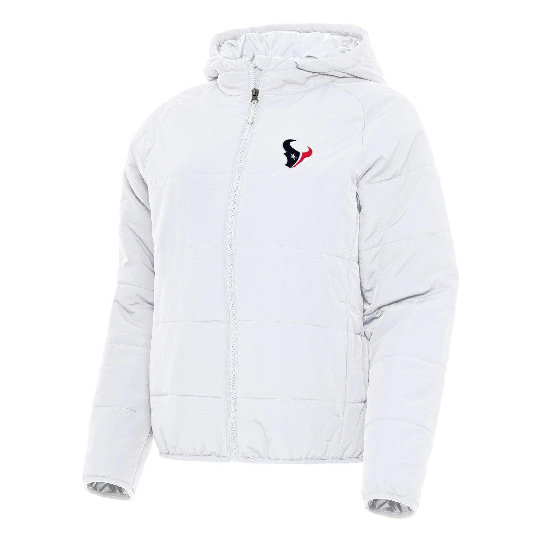 Houston Texans Antigua Women's Universe Full-Zip Hoodie Jacket - White Hoodies