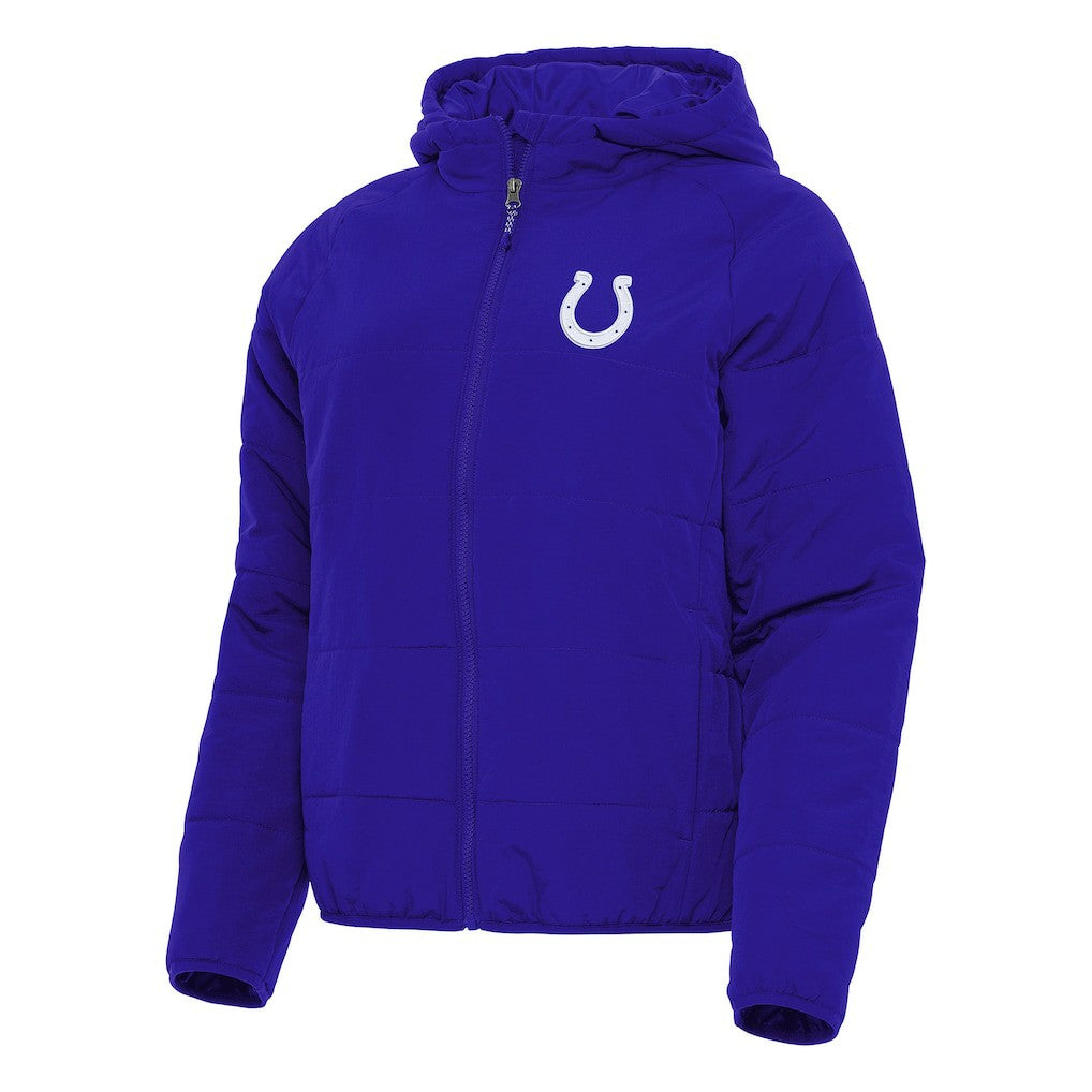 Indianapolis Colts Antigua Women's Universe Full-Zip Hoodie Jacket - Royal Hoodies