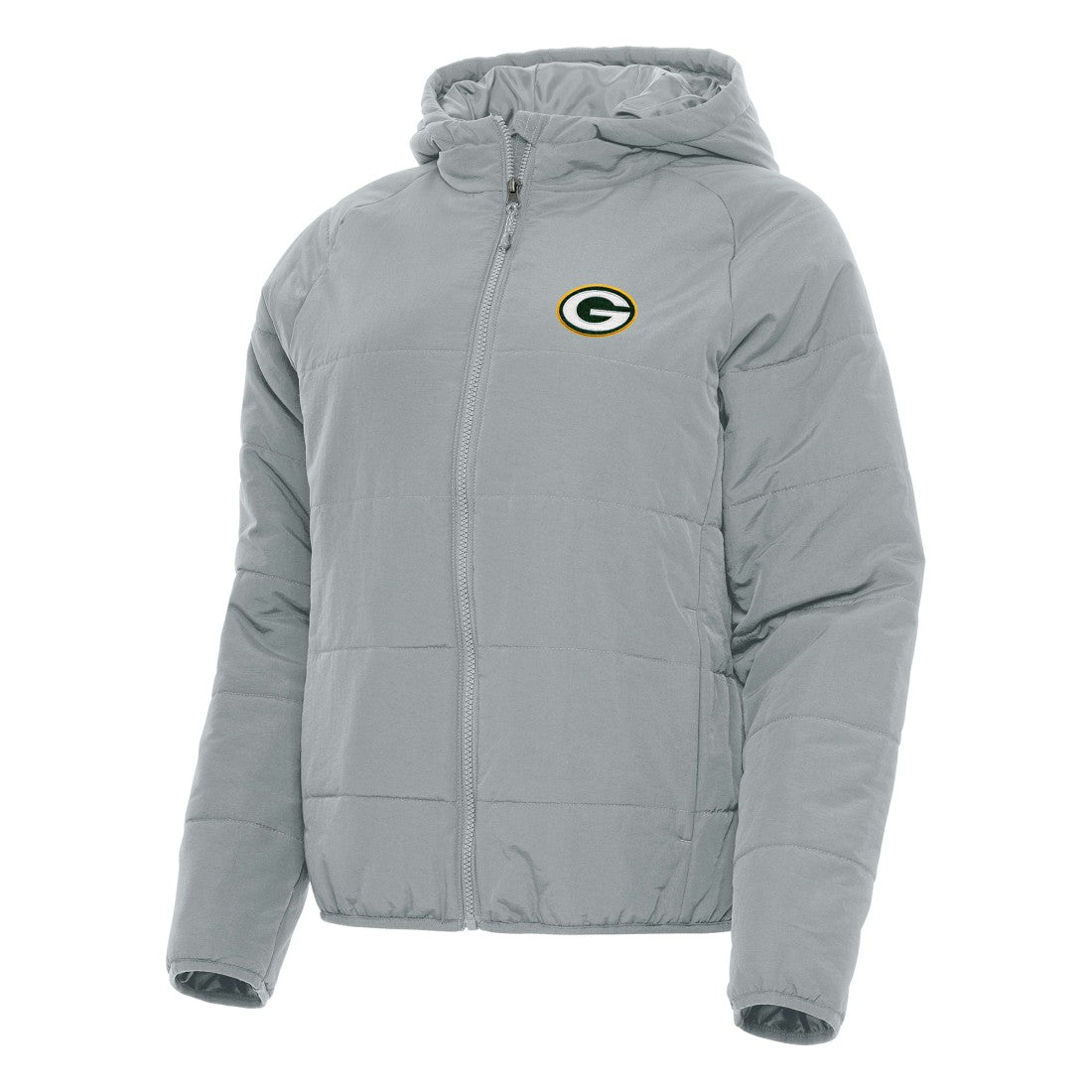 Green Bay Packers Antigua Women's Universe Full-Zip Hoodie Jacket - Gray Hoodies