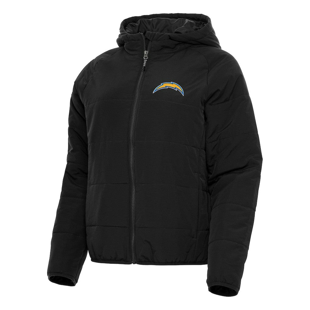 Los Angeles Chargers Antigua Women's Universe Full-Zip Hoodie Jacket - Black Hoodies