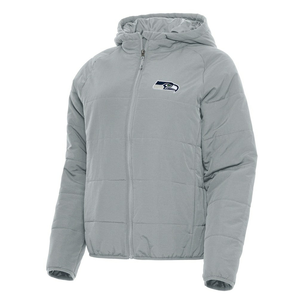 Seattle Seahawks Antigua Women's Universe Full-Zip Hoodie Jacket - Gray Hoodies
