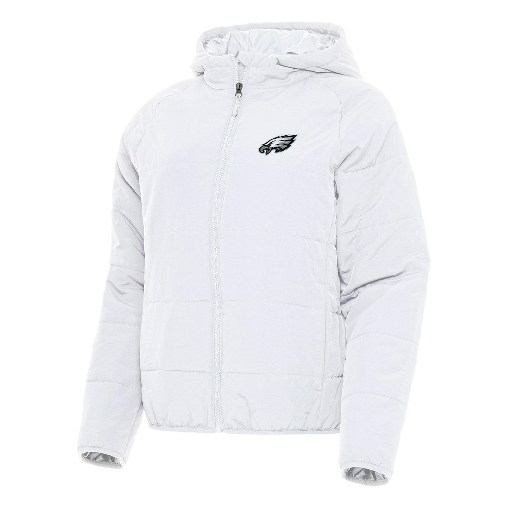 Philadelphia Eagles Antigua Women's Universe Full-Zip Hoodie Jacket - White Hoodies