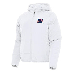 New York Giants Antigua Women's Universe Full-Zip Hoodie Jacket - White Hoodies