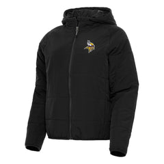 Minnesota Vikings Antigua Women's Universe Full-Zip Hoodie Jacket - Black Hoodies