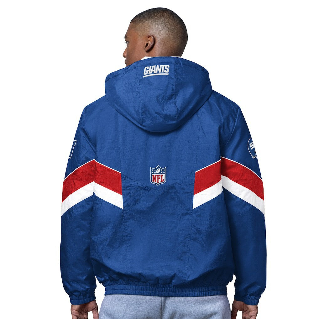 New York Giants OVO x Starter Sideline Full-Snap Puffer Jacket - Royal Jackets