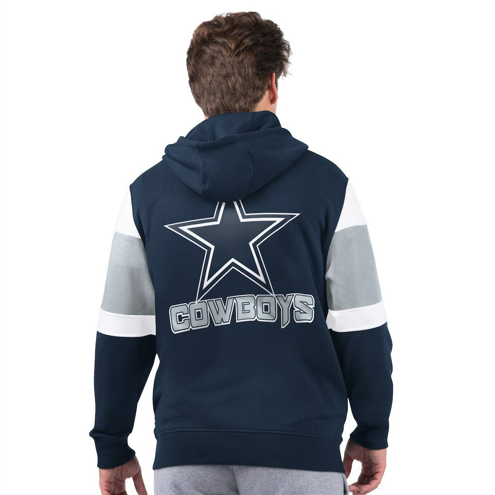 Dallas Cowboys G-III Sports by Carl Banks Extreme Full-Zip Hoodie - Navy Hoodies