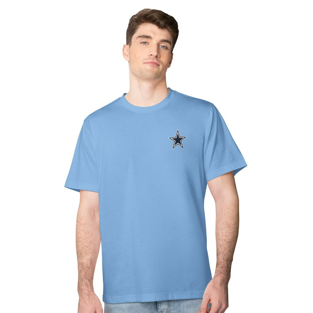 Dallas Cowboys Margaritaville Flip Flop T-Shirt - Light Blue T-shirts