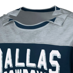 Dallas Cowboys G-III Sports by Carl Banks Adaptive Hail Mary Long Sleeve T-Shirt - Navy/Silver T-shirts