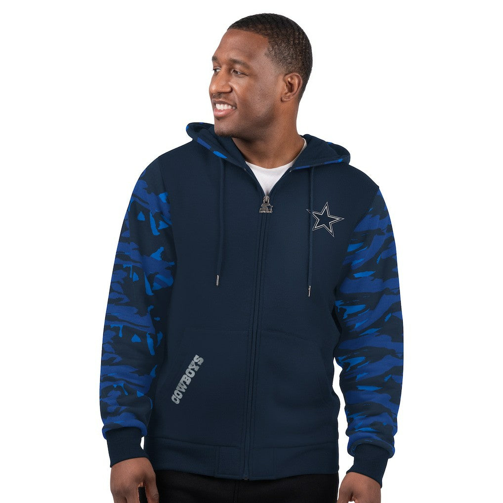 Dallas Cowboys Starter Thursday Night Gridiron Full-Zip Hoodie - Navy Hoodies