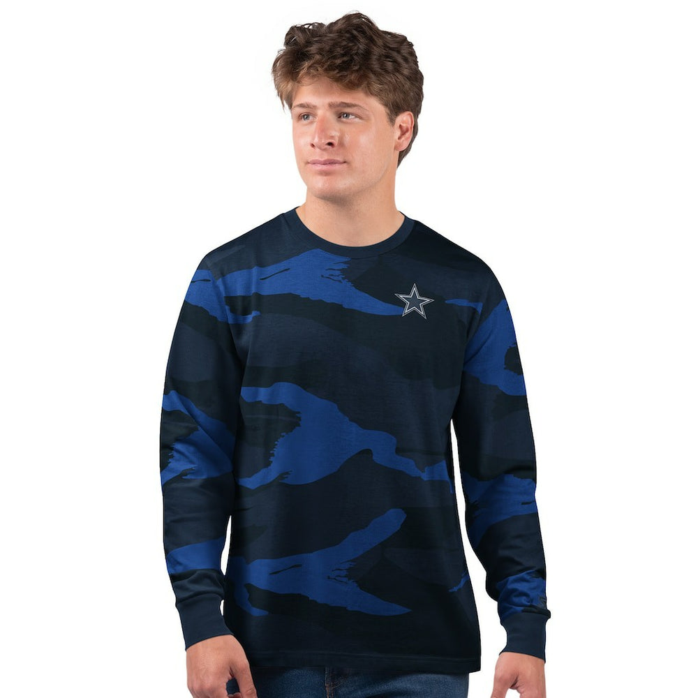 Dallas Cowboys Starter Thursday Night Gridiron Long Sleeve T-Shirt- Navy - Navy T-shirts