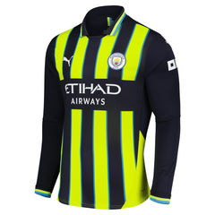 Manchester City 2024/25 Away Replica Long Sleeve Jersey Navy - Puma discount