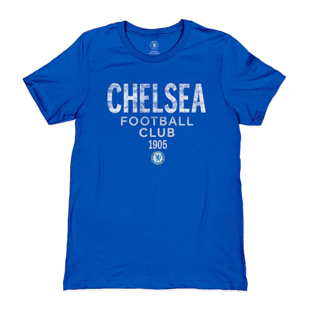 Chelsea 1863FC Tapered Text T-Shirt Blue