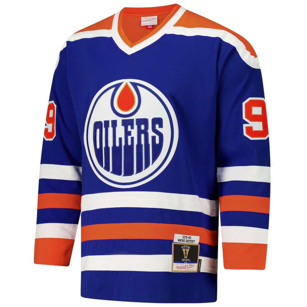 Wayne Gretzky Edmonton Oilers 1979-80 Power Play Jersey - Royal | US 201979061
