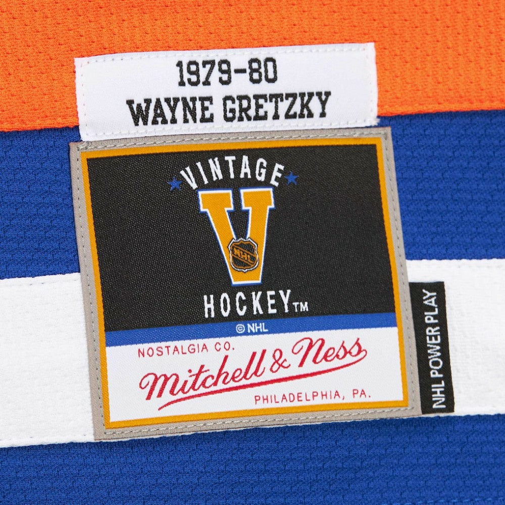 Wayne Gretzky Edmonton Oilers 1979-80 Power Play Jersey - Royal | US 201979061