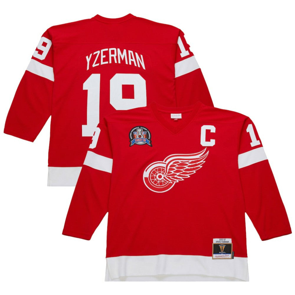 Steve Yzerman Detroit Red Wings 1996-97 Power Play Jersey - Scarlet | US 201979062