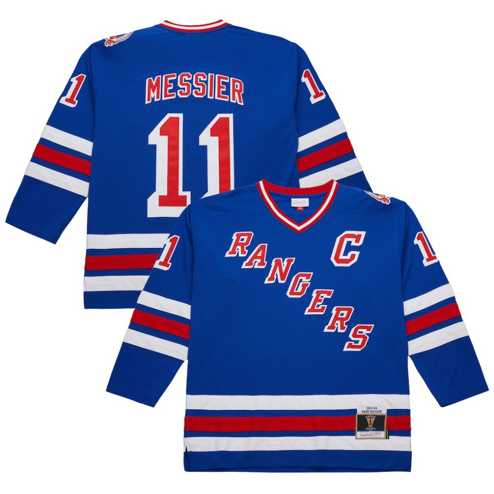 Mark Messier New York Rangers 1993-94 Power Play Jersey - Royal | US 201979064
