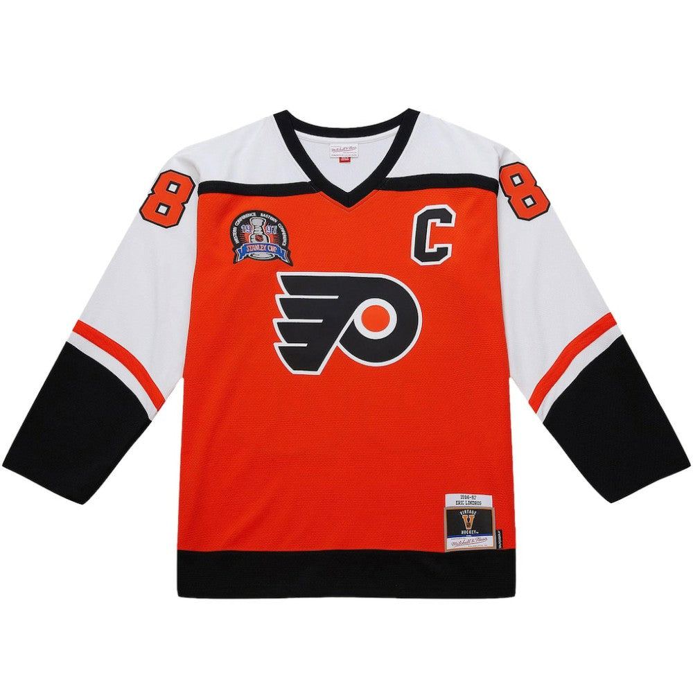 Eric Lindros Philadelphia Flyers 1996-97 Power Play Jersey - Orange | US 201979065
