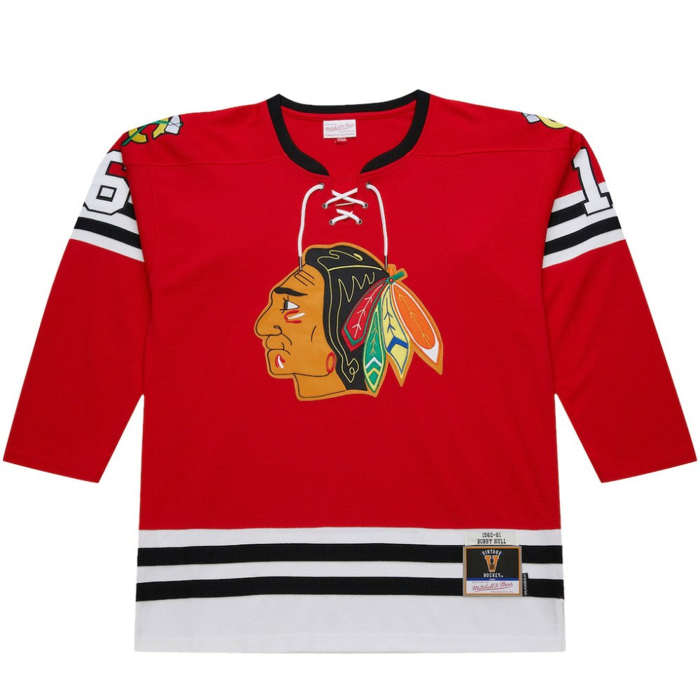 Bobby Hull Chicago Blackhawks 1960-61 Power Play Jersey - Scarlet | US 201979070