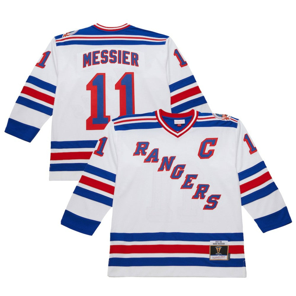 Mark Messier New York Rangers 1993-94 Power Play Jersey - White | US 201979137
