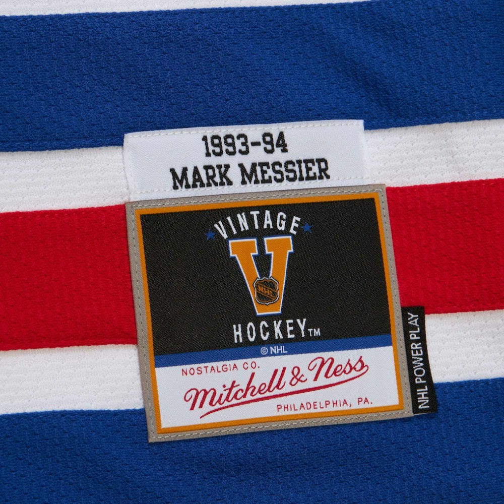 Mark Messier New York Rangers 1993-94 Power Play Jersey - White | US 201979137